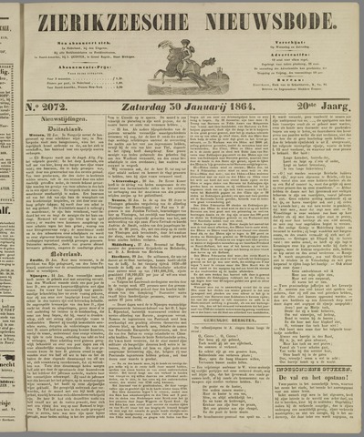 Zierikzeesche Nieuwsbode 1864-01-30