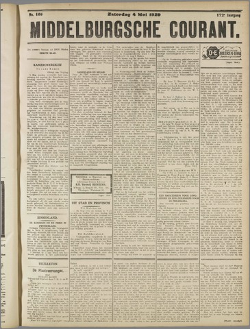 Middelburgsche Courant 1929-05-04