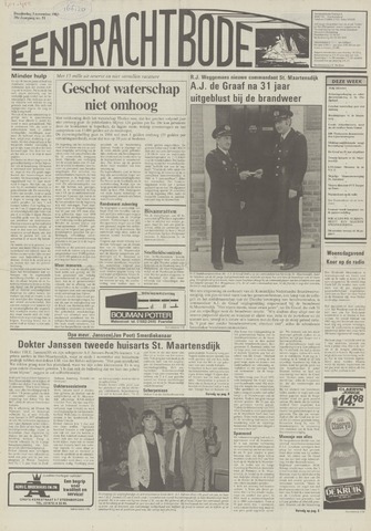 Eendrachtbode /Mededeelingenblad voor het eiland Tholen 1983-11-03