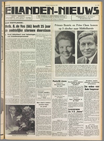 Eilanden-nieuws. Christelijk streekblad op gereformeerde grondslag 1971-09-14