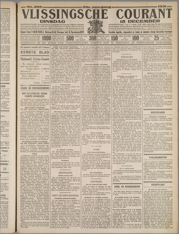 Vlissingse Courant 1931-12-15