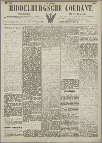 Middelburgsche Courant 1896-09-10