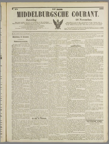Middelburgsche Courant 1910-11-26