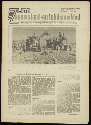 Zeeuwsch landbouwblad ... ZLM land- en tuinbouwblad 1967-10-06