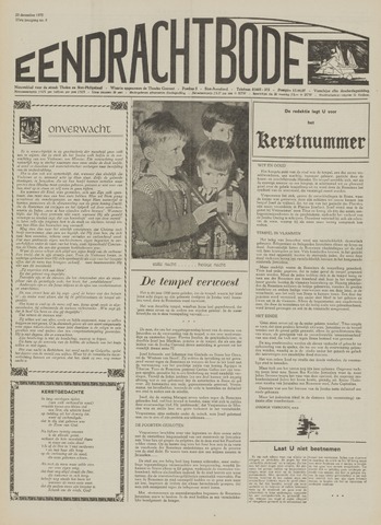 Eendrachtbode (1945-heden)/Mededeelingenblad voor het eiland Tholen (1944/45) 1970-12-23