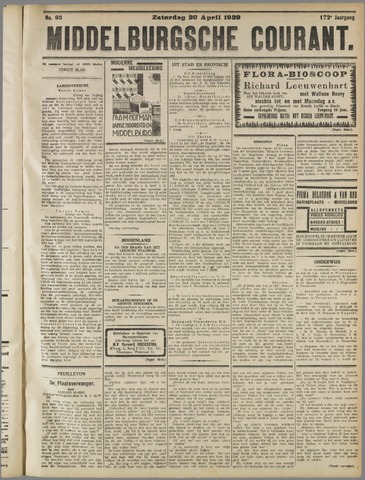 Middelburgsche Courant 1929-04-20