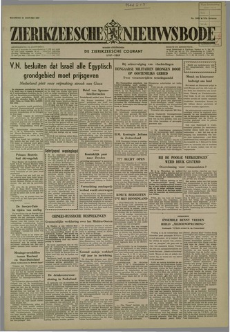 Zierikzeesche Nieuwsbode 1957-01-21