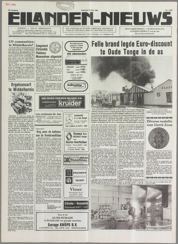 Eilanden-nieuws. Christelijk streekblad op gereformeerde grondslag 1986-05-23