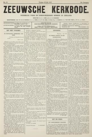Zeeuwsche kerkbode, weekblad gewijd aan de belangen der gereformeerde kerken/ Zeeuwsch kerkblad 1937-07-30