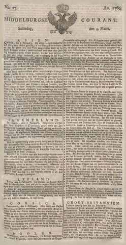 Middelburgsche Courant 1769-03-04