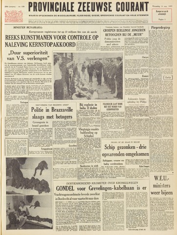 Provinciale Zeeuwse Courant 1963-08-14