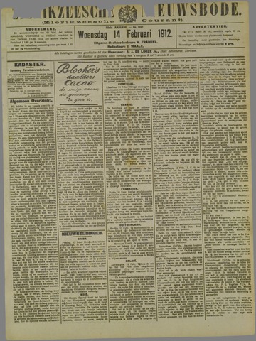 Zierikzeesche Nieuwsbode 1912-02-14