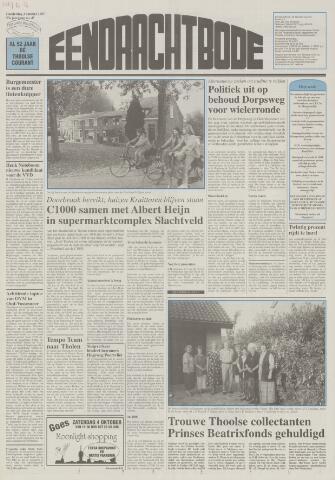 Eendrachtbode /Mededeelingenblad voor het eiland Tholen 1997-10-02