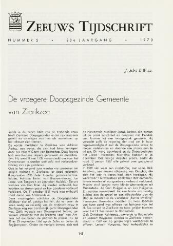 Zeeuws Tijdschrift 1970-09-01