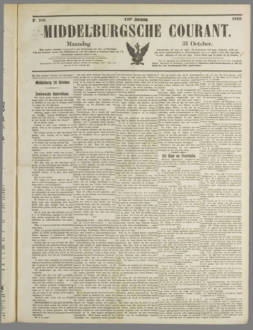 Middelburgsche Courant 1910-10-31
