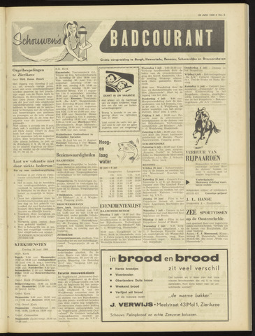 Schouwen's Badcourant 1968-06-28