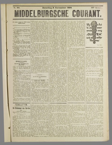 Middelburgsche Courant 1924-11-08