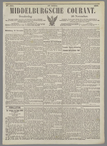 Middelburgsche Courant 1896-11-26