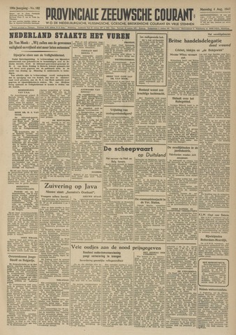 Provinciale Zeeuwse Courant 1947-08-04