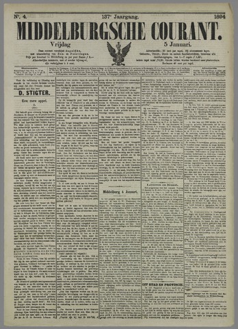 Middelburgsche Courant 1894-01-05
