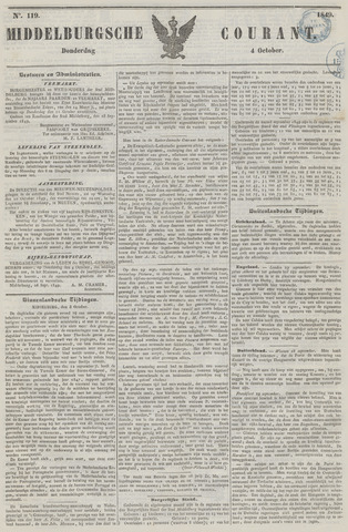 Middelburgsche Courant 1849-10-04
