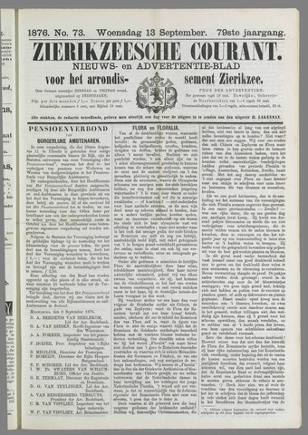 Zierikzeesche Courant 1876-09-13