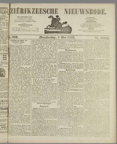 Zierikzeesche Nieuwsbode 1853-05-05