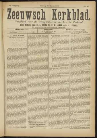 Zeeuwsche kerkbode, weekblad gewijd aan de belangen der gereformeerde kerken/ Zeeuwsch kerkblad 1905-03-31