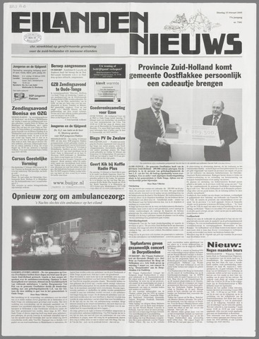 Eilanden-nieuws. Christelijk streekblad op gereformeerde grondslag 2005-02-15