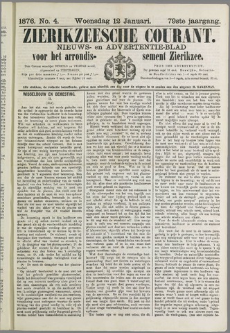 Zierikzeesche Courant 1876-01-12
