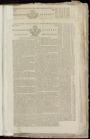 Middelburgsche Courant 1799-11-07