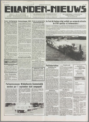 Eilanden-nieuws. Christelijk streekblad op gereformeerde grondslag 1986-08-26