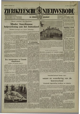 Zierikzeesche Nieuwsbode 1957-08-16
