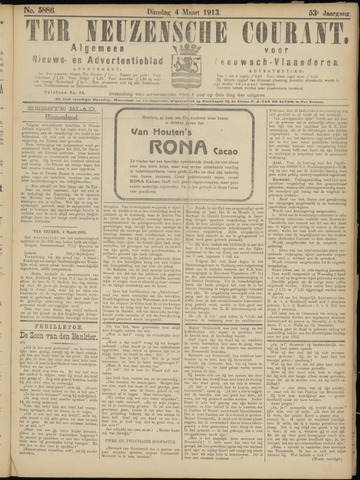 Ter Neuzensche Courant / Neuzensche Courant / (Algemeen) nieuws en advertentieblad voor Zeeuwsch-Vlaanderen 1913-03-04