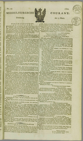 Middelburgsche Courant 1825-03-03