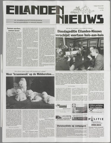 Eilanden-nieuws. Christelijk streekblad op gereformeerde grondslag 2007-02-09