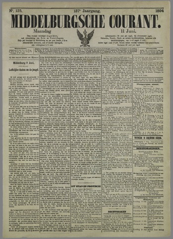 Middelburgsche Courant 1894-06-11