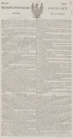 Middelburgsche Courant 1816-08-24