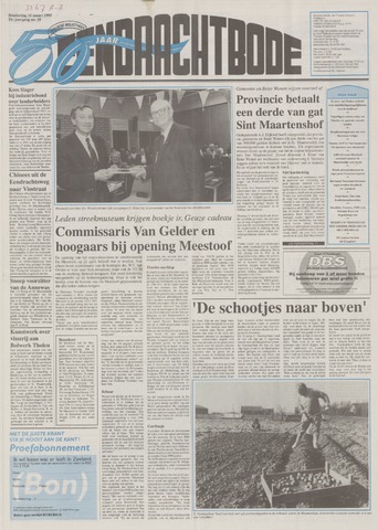 Eendrachtbode /Mededeelingenblad voor het eiland Tholen 1995-03-16