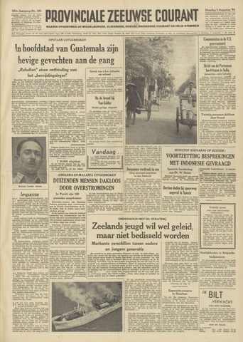 Provinciale Zeeuwse Courant 1954-08-03