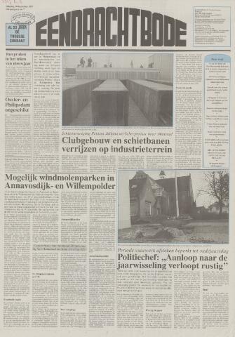 Eendrachtbode /Mededeelingenblad voor het eiland Tholen 1997-12-30