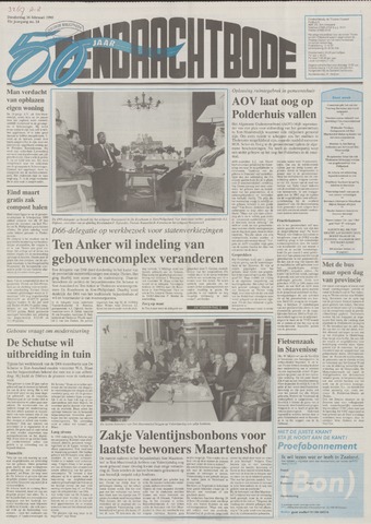 Eendrachtbode /Mededeelingenblad voor het eiland Tholen 1995-02-16