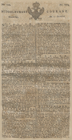 Middelburgsche Courant 1774-12-15