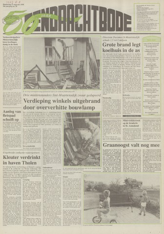 Eendrachtbode /Mededeelingenblad voor het eiland Tholen 1994-08-11