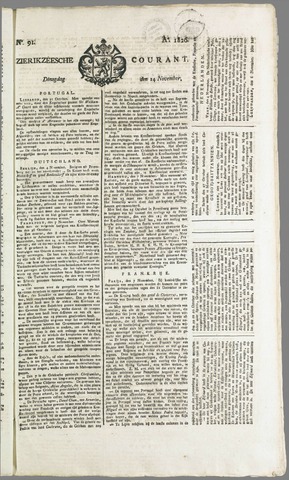 Zierikzeesche Courant 1826-11-14