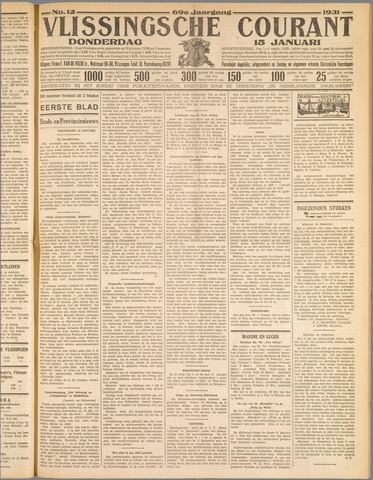 Vlissingse Courant 1931-01-15