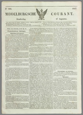 Middelburgsche Courant 1857-08-27