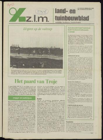 Zeeuwsch landbouwblad ... ZLM land- en tuinbouwblad 1983-02-25