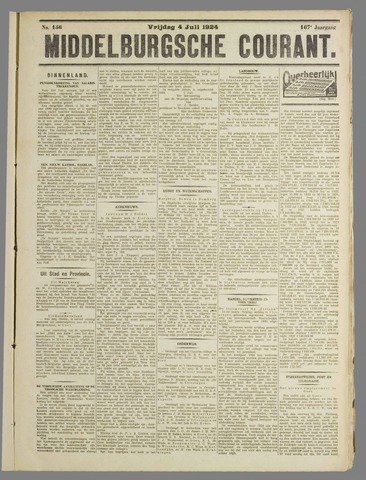 Middelburgsche Courant 1924-07-04