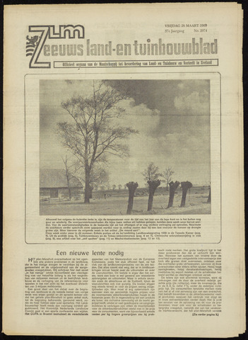 Zeeuwsch landbouwblad ... ZLM land- en tuinbouwblad 1969-03-28